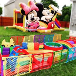 Happy Me Toddler Play - Our set in a Mickey themed party!
