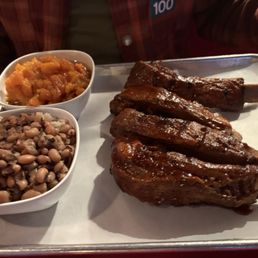 BBQ Pork Spareribs Black-Eyed Peas & Rice with yams. BBQ Pork Spareribs Black-Eyed Peas & Rice with yams.