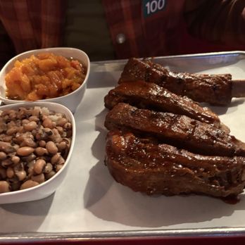 Hard Knox Cafe - BBQ Pork Spareribs Black-Eyed Peas & Rice with yams. - Soul Food Near Me - San Francisco, California Hard Knox Cafe - BBQ Pork Spareribs Black-Eyed Peas & Rice with yams. - Soul Food Near Me - San Francisco, California