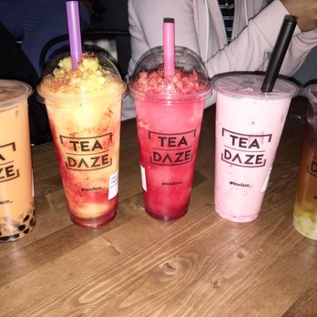 Tea Daze - Thai Me Down.. Pineapple Slush.. Watermelon Slush.. Cinna-Berry.. Hot Summer - Bubble Tea Near Me - Stockton, California