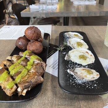 Black Walnut - Lamb Ribs, Chimmichurri, chargrilled oysters, Chambozola. All amazing - New American Near Me - Oklahoma City, Oklahoma Black Walnut - Lamb Ribs, Chimmichurri, chargrilled oysters, Chambozola. All amazing - New American Near Me - Oklahoma City, Oklahoma