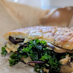 Eggplant sandwich.