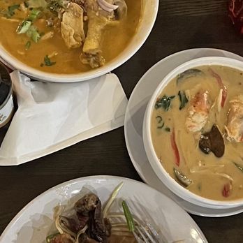 Budsi's Authentic Thai - Green curry with shrimp, even though it's not green. - Thai Near Me - New Orleans, Louisiana Budsi's Authentic Thai - Green curry with shrimp, even though it's not green. - Thai Near Me - New Orleans, Louisiana