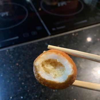 Jazz Cat Restaurant - Fish Roe inside Golden Fish Balls - Asian Fusion Near Me - Arcadia, California