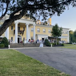 Back of mansion Back of mansion