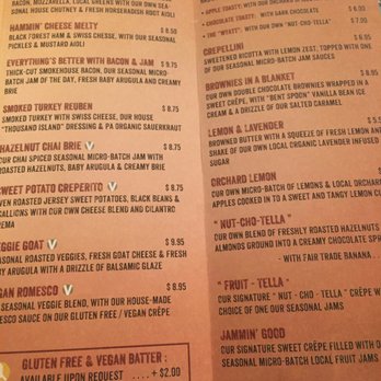 Jammin' Crepes - Another menu page - Creperies Near Me - Princeton, New Jersey Jammin' Crepes - Another menu page - Creperies Near Me - Princeton, New Jersey