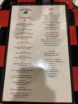 Menu photo 1 Vespa Rossa Dripping Springs, TX Menu photo 1 Vespa Rossa Dripping Springs, TX