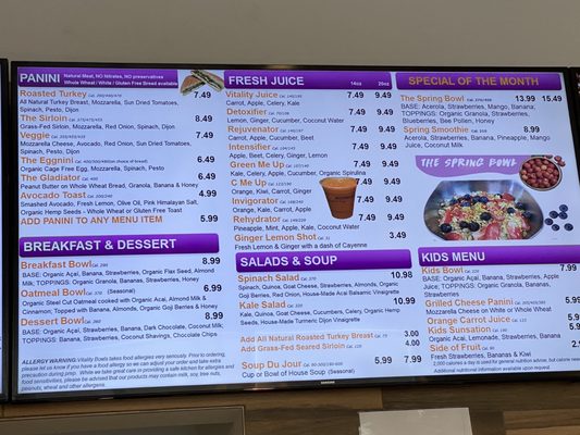 Menu photo 5 Vitality Bowls San Jose, CA Menu photo 5 Vitality Bowls San Jose, CA