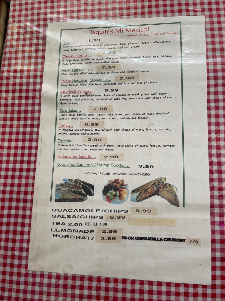 TAQUITOS MI MEXICO Updated October 2024 1075 S 6th Ave, Wauchula