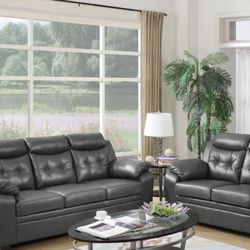 Alkam Home Fashion - 2pcs Sofa set, Sofa & Loveseat