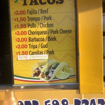 Taqueria Emmanuel Taco Stand - the menu - Food Trucks Near Me - Red Oak, Texas Taqueria Emmanuel Taco Stand - the menu - Food Trucks Near Me - Red Oak, Texas