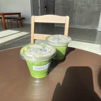Junia Café - Matcha grey - Coffee & Tea Near Me - Gardena, California Junia Café - Matcha grey - Coffee & Tea Near Me - Gardena, California
