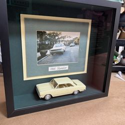 Linco Custom Picture Framing - Shadow Box with customers Car and Photo