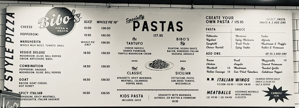 Menu photo 8 Bibo's NY Pizza San Jose, CA
