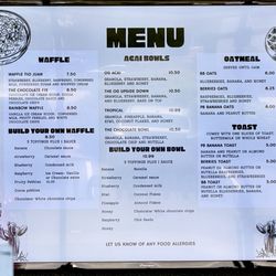 Food menu