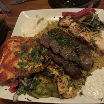 Pita Paradise - This is the Paradise Platter.  My daughter and I share it and love it! - Mediterranean Near Me - Cocoa Beach, Florida
