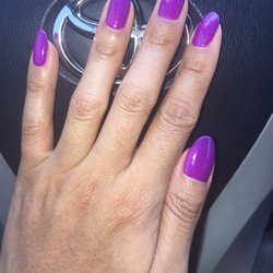 Top 1 Nails - I feel like a witch with this color lol. Maybe I should have gone for black, Halloween theme!!