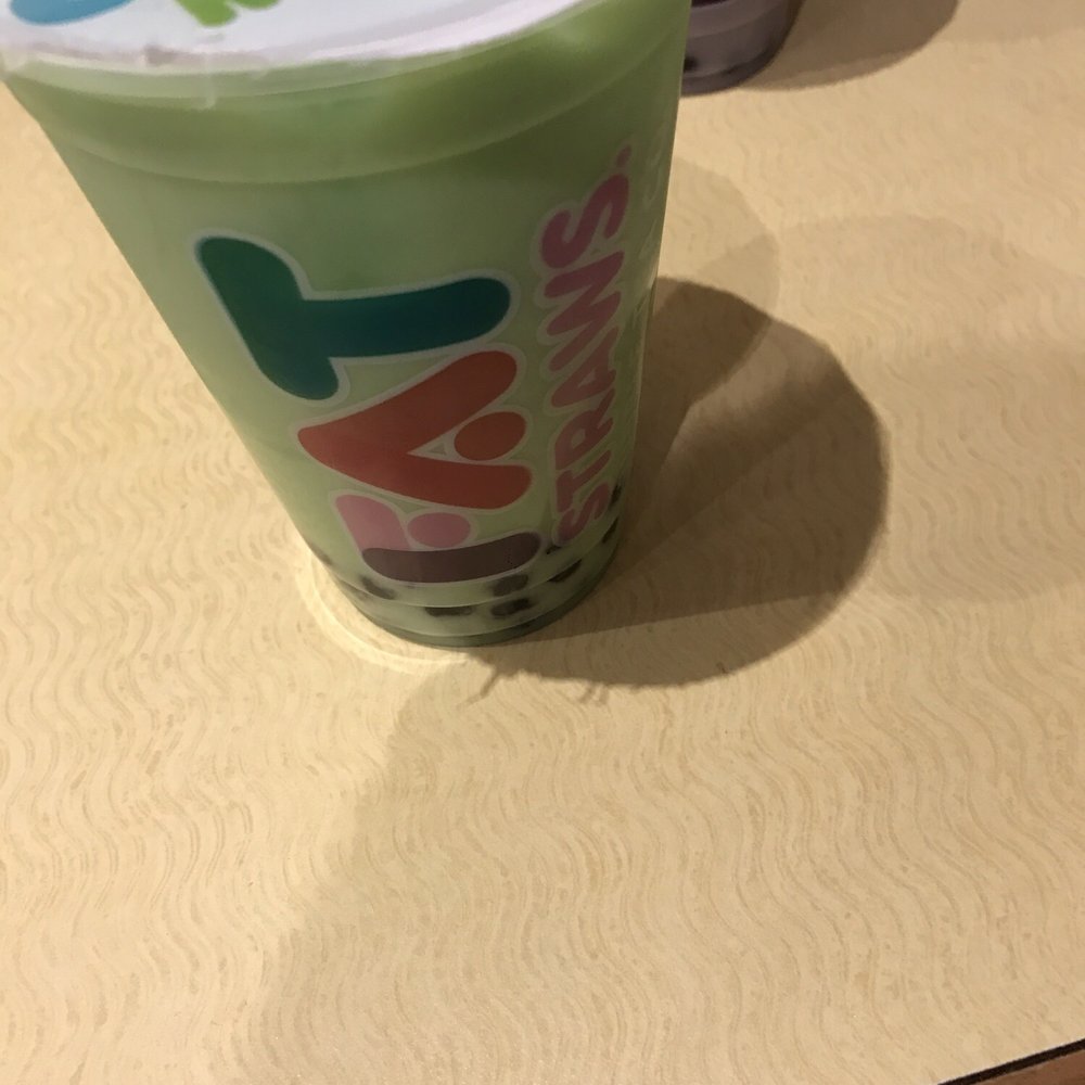 Fat Straws - Honeydew milk tea with boba - Coffee & Tea Near Me - Plano, Texas