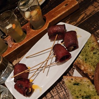 Cafe Ba-Ba-Reeba! - Chorizo wrapped dates - Spanish Near Me - Chicago, Illinois Cafe Ba-Ba-Reeba! - Chorizo wrapped dates - Spanish Near Me - Chicago, Illinois