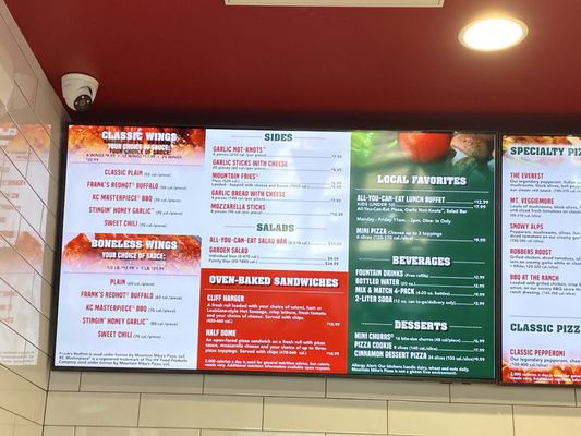 Menu photo 3 Mountain Mike's Pizza North Las Vegas, NV