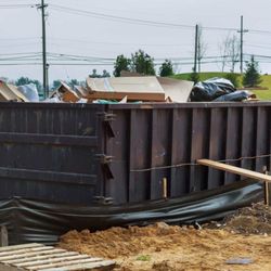 Greater Binghamton Carting - Dumpster filled with your waste