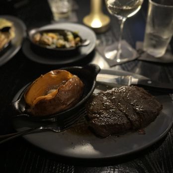 1845 Taste Texas - Texas Strip steak with sweet potato. - Steakhouses Near Me - Flower Mound, Texas