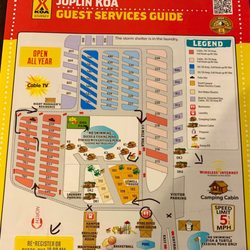 Joplin KOA - Joplin KOA Map