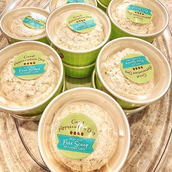 Chicken Salad Chick - six bowls of chicken salad - Southern Near Me - Fayetteville, Arkansas
