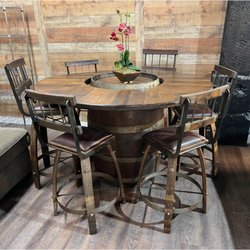 Zicknacks - Whisky barrel table and chairs set