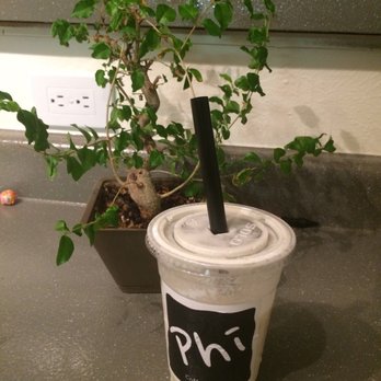 Phi Coffee & Tea - Oolong milk tea Taiwan style with white tapioca. - Coffee & Tea Near Me - Arlington, Texas Phi Coffee & Tea - Oolong milk tea Taiwan style with white tapioca. - Coffee & Tea Near Me - Arlington, Texas