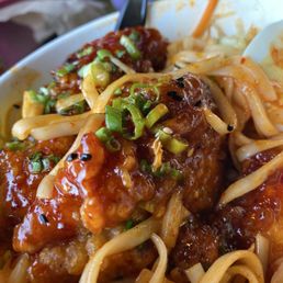Fried Chicken Noodle Bowl