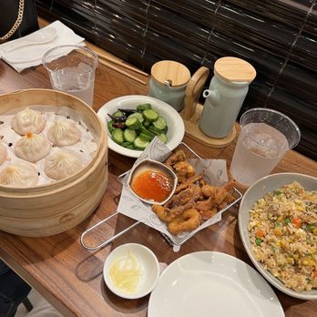 Seven Grams - Spicy XLB 6pcs Cucumber Salad Seafood Fried Rice Fried Calamari - Chinese Near Me - Tustin, California Seven Grams - Spicy XLB 6pcs Cucumber Salad Seafood Fried Rice Fried Calamari - Chinese Near Me - Tustin, California