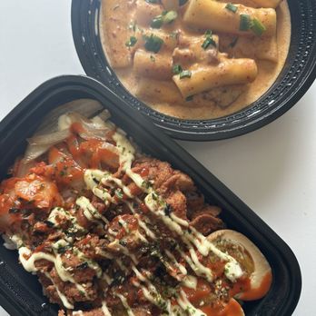 Bapmukja - Spicy Pork Bowl  B2. Rose Tteokbokki - Korean Near Me - Lynnwood, Washington