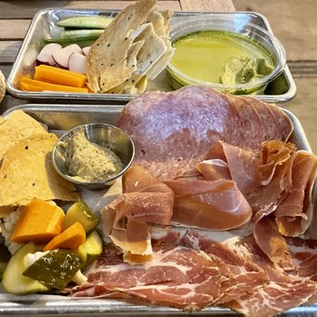 Birba - Spanish cured meat plater with pistachio feta -- even if you don't like feta, you'll devour this one - Wine Bars Near Me - San Francisco, California Birba - Spanish cured meat plater with pistachio feta -- even if you don't like feta, you'll devour this one - Wine Bars Near Me - San Francisco, California