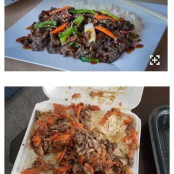 Hibachi Stop - Bulgogi as advertised vs what was delivered - Sushi Bars Near Me - Marietta, Georgia