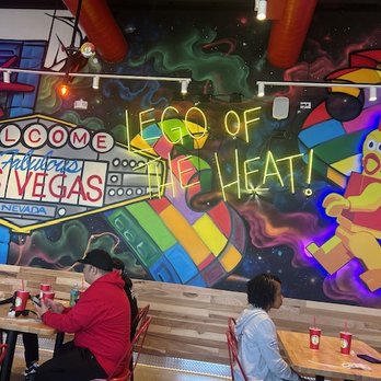 Dave's Hot Chicken - Love the funky, colorful decor. - Chicken Shop Near Me - Las Vegas, Nevada Dave's Hot Chicken - Love the funky, colorful decor. - Chicken Shop Near Me - Las Vegas, Nevada