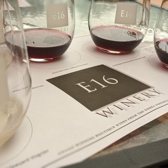 E16 Winery - Wine Tasting Room Near Me - Somerset, California