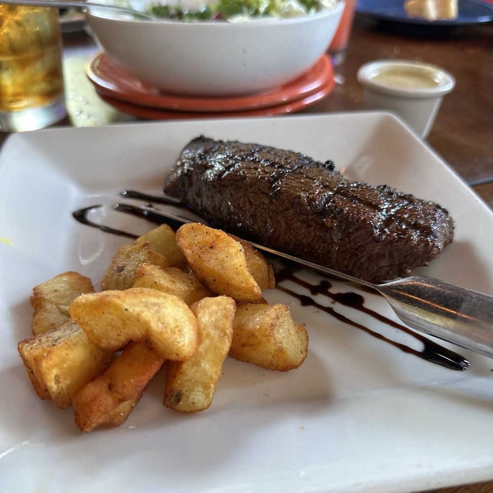Cascal - Churrasco Plate. I asked for NO butter No Oil & No Chimichurri, it was perfect! comes with fried potatoes, seasoned perfectly. 8.5/10 - Tapas Bars Near Me - Mountain View, California Cascal - Churrasco Plate. I asked for NO butter No Oil & No Chimichurri, it was perfect! comes with fried potatoes, seasoned perfectly. 8.5/10 - Tapas Bars Near Me - Mountain View, California
