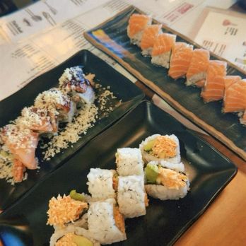 Mad For Sushi - The Eagles roll (with salmon), was delicious! We order two orders of this one! - Sushi Bars Near Me - Dublin, California Mad For Sushi - The Eagles roll (with salmon), was delicious! We order two orders of this one! - Sushi Bars Near Me - Dublin, California