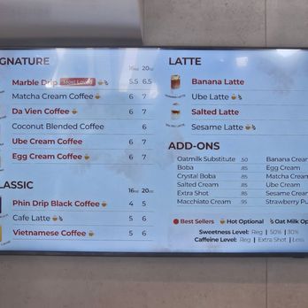 Da Vien Coffee - Menu 2 - Coffee & Tea Near Me - Rosemead, California Da Vien Coffee - Menu 2 - Coffee & Tea Near Me - Rosemead, California