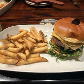 LongHorn Steakhouse - Half-Pound Steakhouse Cheeseburger, Seasoned French Fries - Steakhouses Near Me - Howell, New Jersey