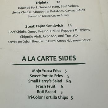 Harry's Poolside Bar & Grill - Menu - American Near Me - Orlando, Florida