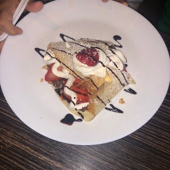 Cafe Crepes Square - Strawberry banana - Desserts Near Me - Suwanee, Georgia