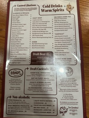 Menu photo 4 Cook's Burger Bar Williamsburg, VA