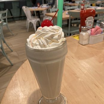 Nick's Kitchen and Beach Bar - Hand spun vanilla milkshake for - Seafood Near Me - Galveston, Texas Nick's Kitchen and Beach Bar - Hand spun vanilla milkshake for - Seafood Near Me - Galveston, Texas