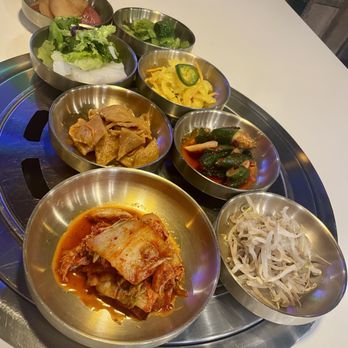 Korea Garden - Banchan (they gave us 2 more after this) - Korean Near Me - Honolulu, Hawaii Korea Garden - Banchan (they gave us 2 more after this) - Korean Near Me - Honolulu, Hawaii