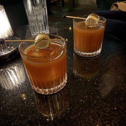 Chocolate marshmallow old-fashioned