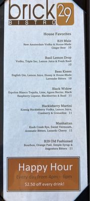 Menu photo 7 Brick 29 Nampa, ID