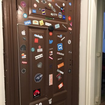 The Ground - The wall of sticker fame :) - Shared Office Spaces Near Me - Malmö, M