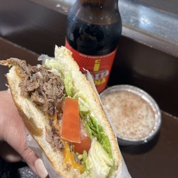 Dundee Bakery - Steak sandwich hit the spot with a Malta on the side and tembleque for dessert - Bakeries Near Me - Dundee, Florida